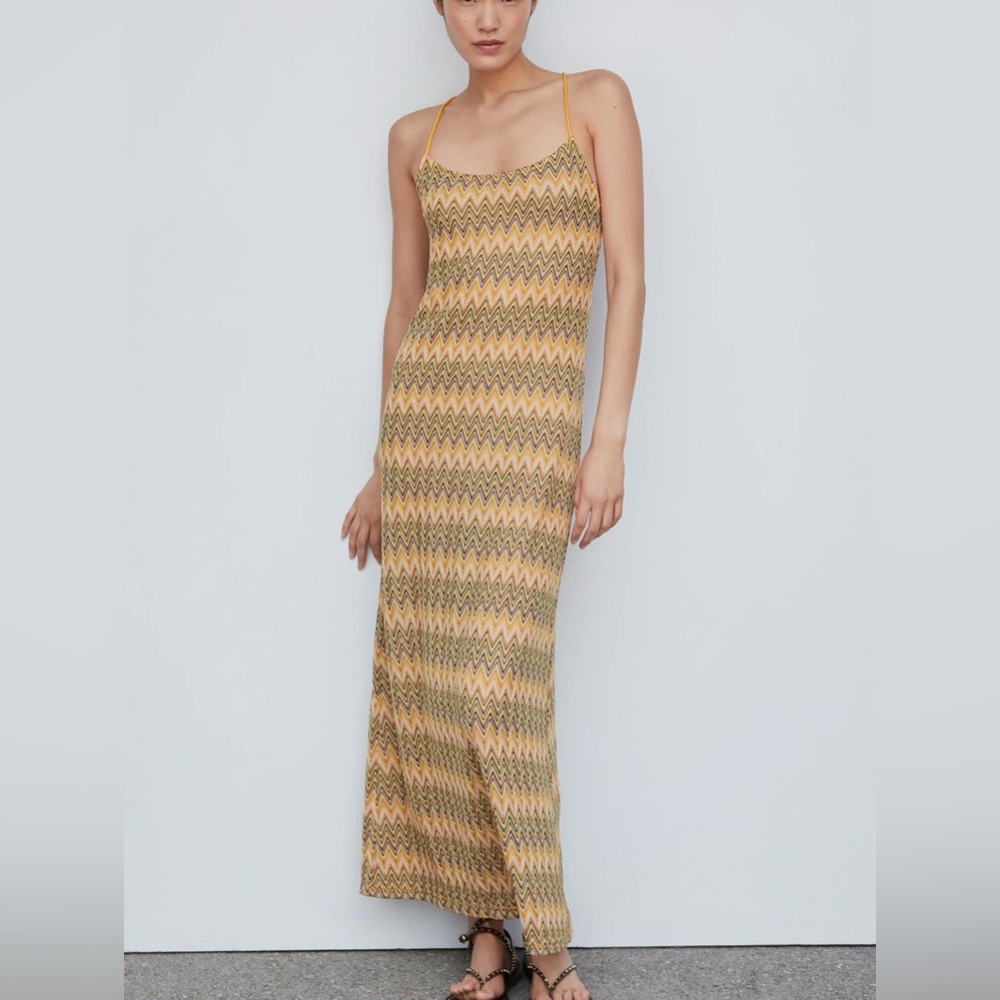 Geometric Mango Dress